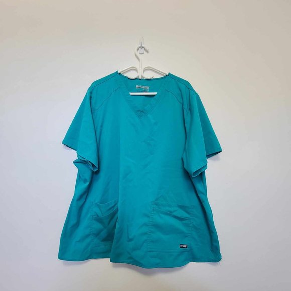 Plus Size Scrub Top - Picture 1 of 3